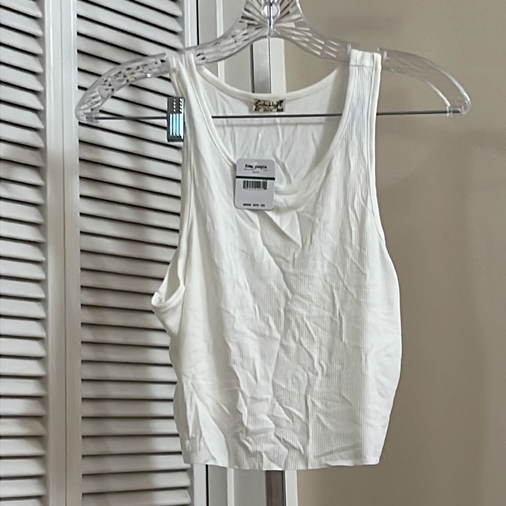 Free People High Neck Ribbed Tank - Picture 3 of 9